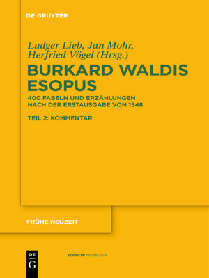 cover image of Burkard Waldis